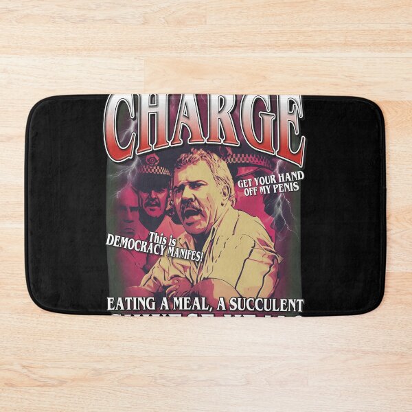 Item preview, Retro Charge Meal Quote Dialogue Graphic designed and sold by Loopdrawings.