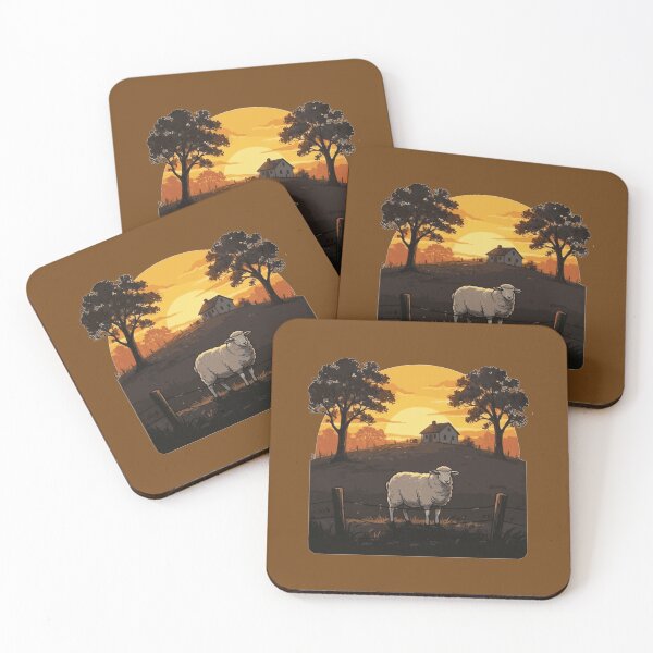 Item preview, Sunset Sheep designed and sold by KungPowUnicorn.