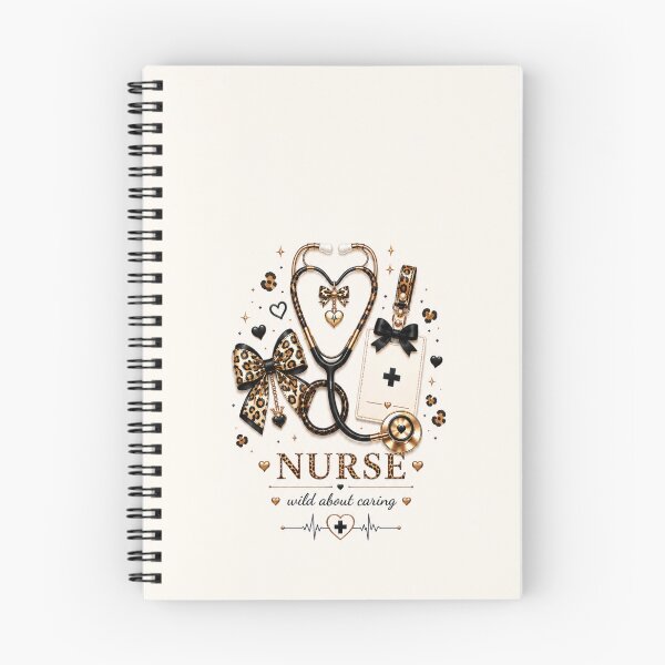 Item preview, Leopard Print Nurse – Wild About Caring designed and sold by HO•Designs.
