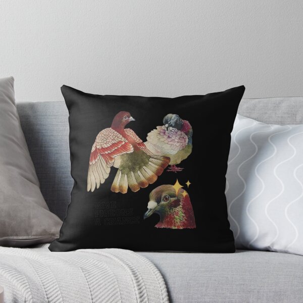 Item preview, Give Pigeons A Chance Bird Art Vintage Style designed and sold by BlossomieStore.