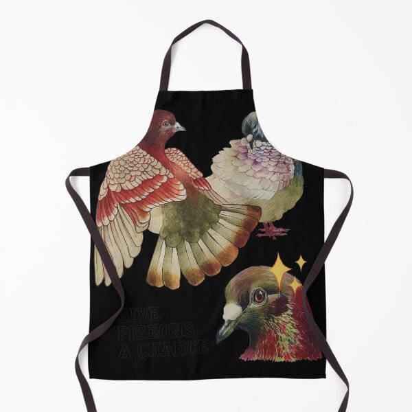 Item preview, Give Pigeons A Chance Bird Art Vintage Style designed and sold by BlossomieStore.