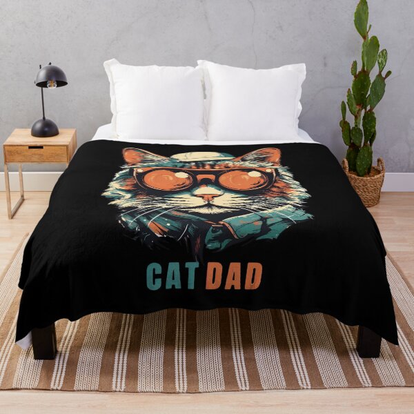 Item preview, Cool Cat Dad Retro Style Sunglasses Cap Scarf Art designed and sold by Dmo3HarkoArt.