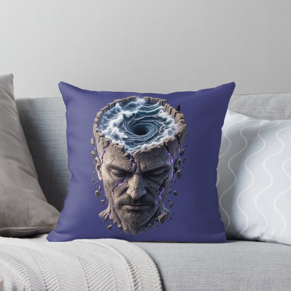 Item preview, Mind Whirlpool – Overthinking & Insomnia Surreal Art designed and sold by MindForgeDesign.