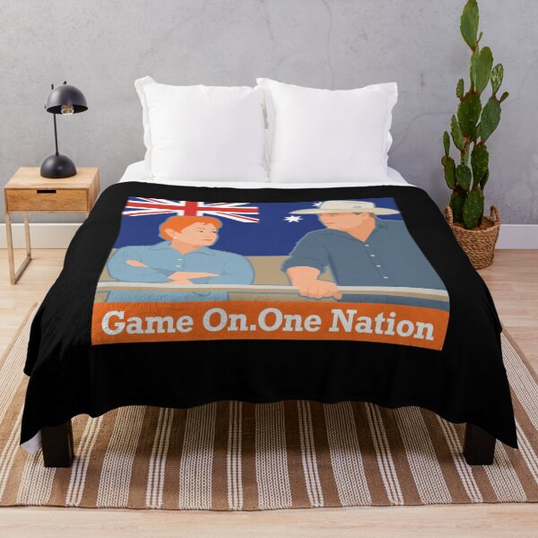 Item preview, Game On One Nation Political Parody Art designed and sold by BlossomieStore.