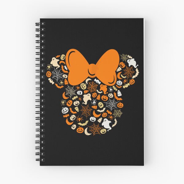 Item preview, Minnie Mouse Halloween Silhouette with Spooky Icons designed and sold by GoldenField41.