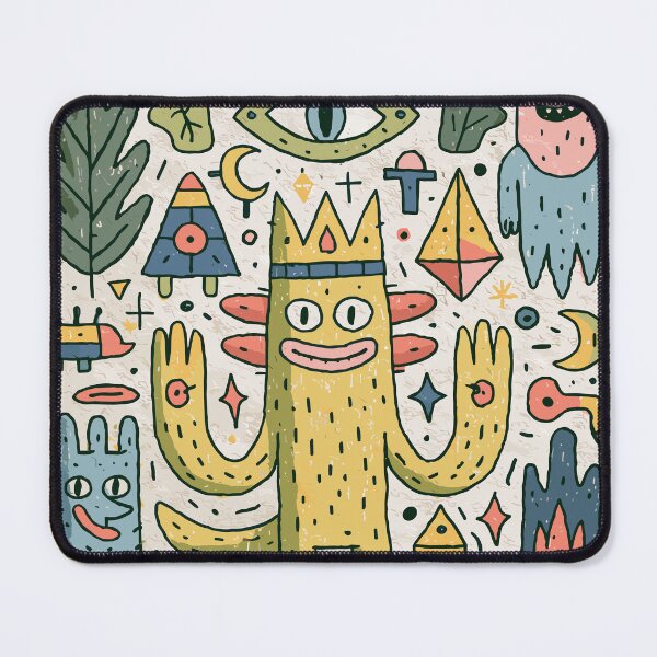 Item preview, Whimsical Doodle Art Mystical Dream Creatures designed and sold by Romgora.