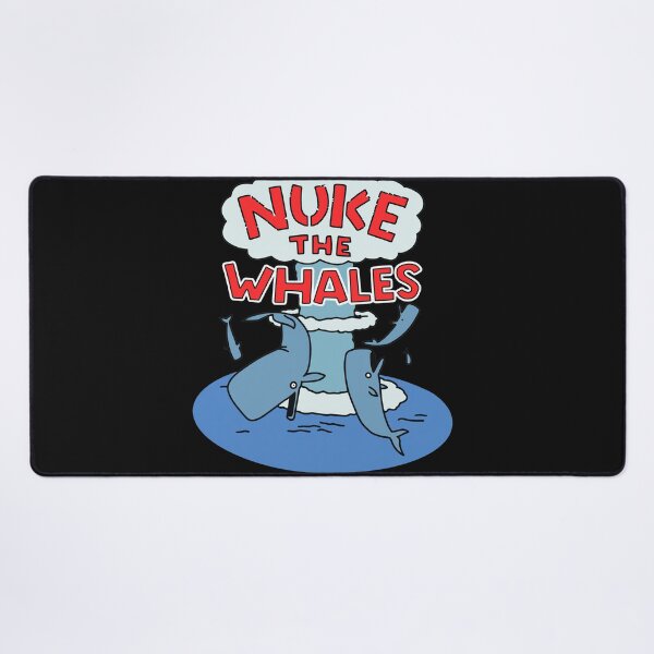 Item preview, Nuke The Whales Cartoon Sarcastic Ocean designed and sold by Eowcat.