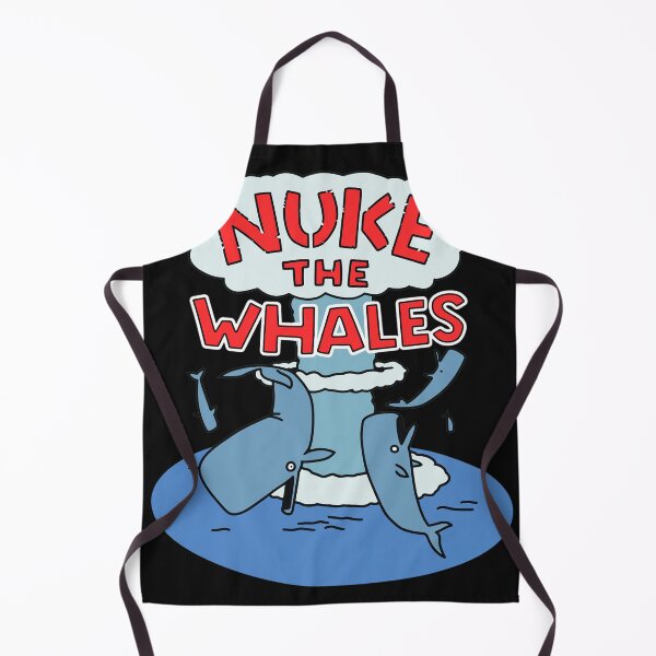 Item preview, Nuke The Whales Cartoon Sarcastic Ocean designed and sold by Eowcat.