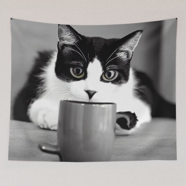Item preview, Coffee Cat – Mornings Are Serious Business designed and sold by Hari Arts.