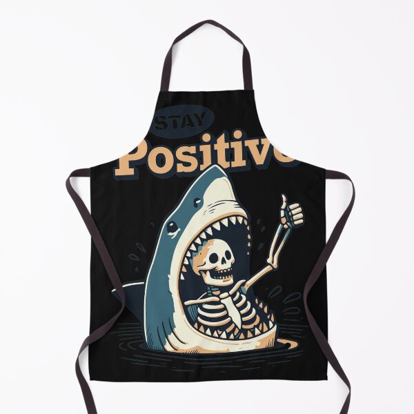 Item preview, Shark Skeleton Positive Vibe Surfacing Art designed and sold by Eowcat.
