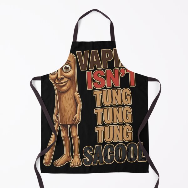 Item preview, Vaping Isn't Tung Tung Tung Sacool Wood Man designed and sold by Eowcat.