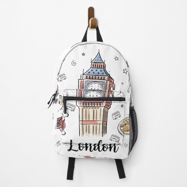 Item preview, Cute Big Ben London Doodle Art designed and sold by RamyGallery.