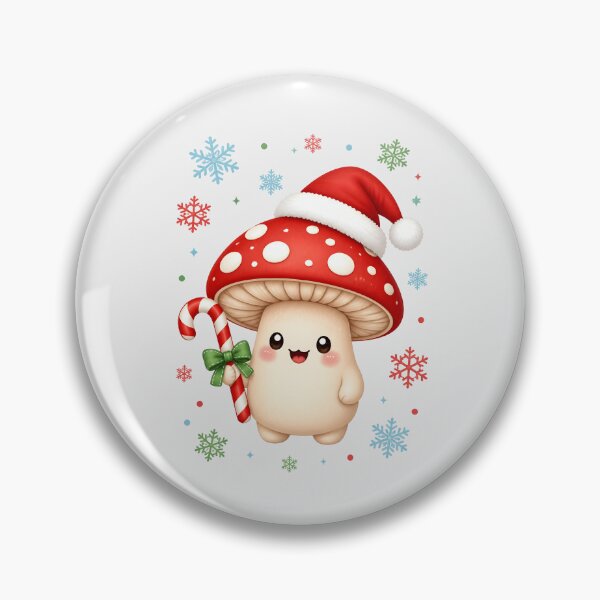 Item preview, Kawaii Mushroom Christmas designed and sold by naragon4289.