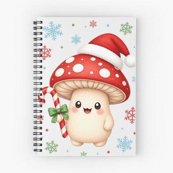 Item preview, Kawaii Mushroom Christmas designed and sold by naragon4289.