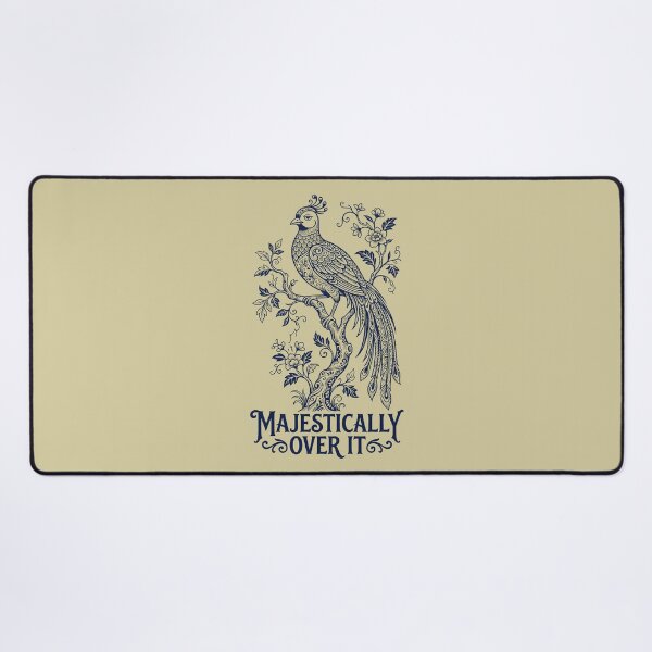 Item preview, Majestically Over It - Sarcastic Bird Line Art designed and sold by SplashTastic.