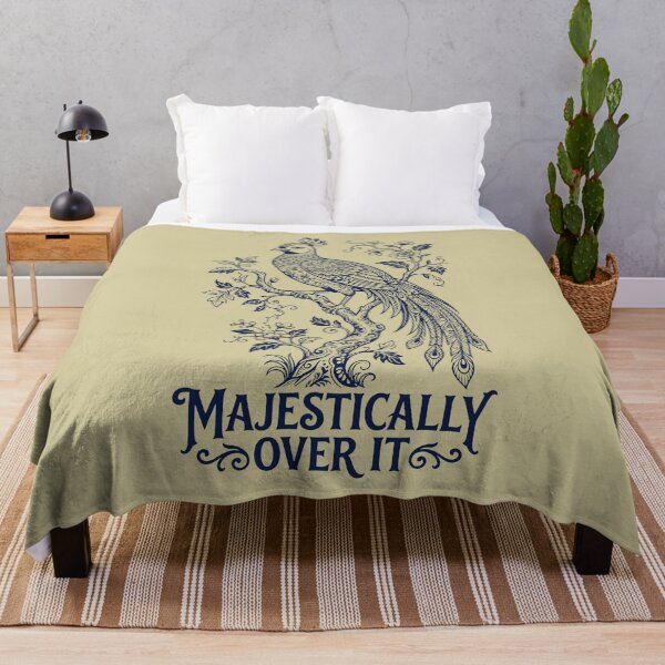 Item preview, Majestically Over It - Sarcastic Bird Line Art designed and sold by SplashTastic.