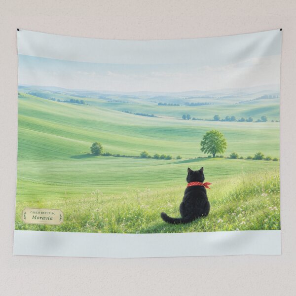 Item preview, Black Cat Travels | Moravia, Czech Republic designed and sold by lbl-shop.