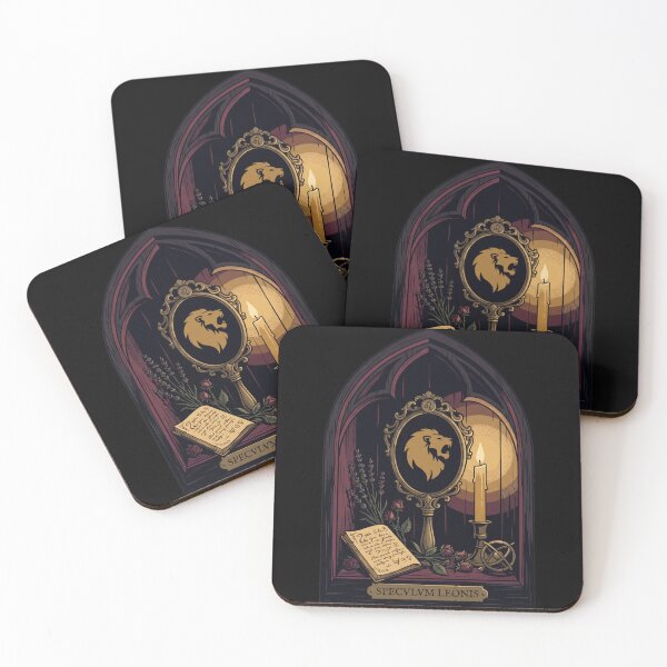 Item preview, Leo Zodiac Dark Academia Gothic Candlelit Astrology Design designed and sold by Osmose-Studio ⭐⭐⭐⭐⭐.