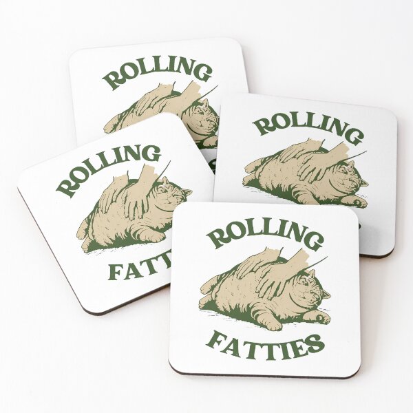 Item preview, Rolling Fatties Cat Vintage Pet Lover Design designed and sold by Dmo3HarkoArt.