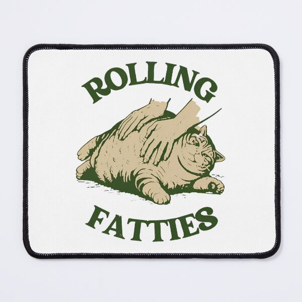 Item preview, Rolling Fatties Cat Vintage Pet Lover Design designed and sold by Dmo3HarkoArt.