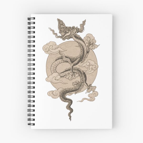 Item preview, Vintage Vietnamese Ly Dynasty Dragon Tattoo Art #1 For Her designed and sold by Rising Drake.