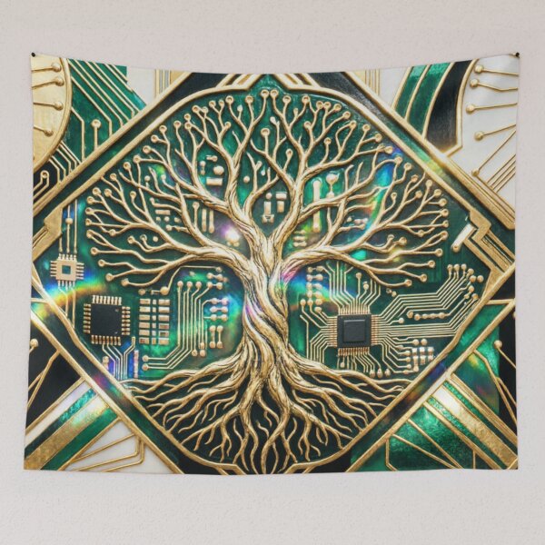 Item preview, Circuit Tree of Life Eco Tech designed and sold by IntelliMindDesigns.