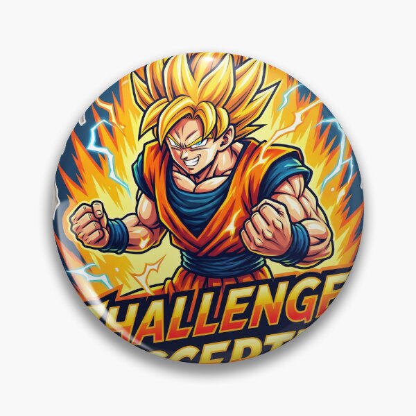 Item preview, GOKU CHALLENGE ACCEPTED  designed and sold by Sticker11Macker.