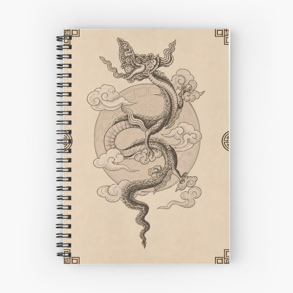 Item preview, Vintage Vietnamese Ly Dynasty Dragon Tattoo Art #2 For Her designed and sold by Rising Drake.