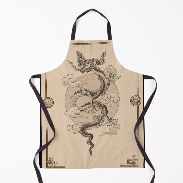 Item preview, Vintage Vietnamese Ly Dynasty Dragon Tattoo Art #2 For Her designed and sold by Rising Drake.