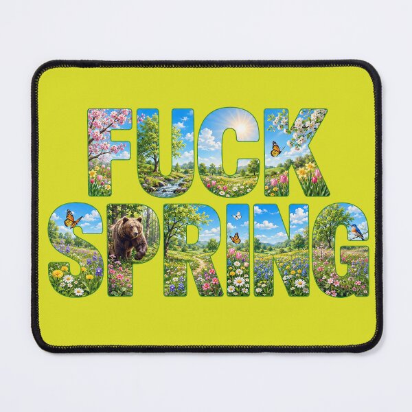 Item preview, Fuck spring / I don't give a damn about spring designed and sold by WotanArt.