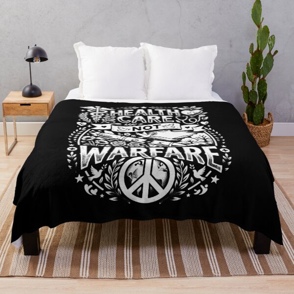 Item preview, Healthcare Not Warfare Anti War AUG-342 designed and sold by noberic.