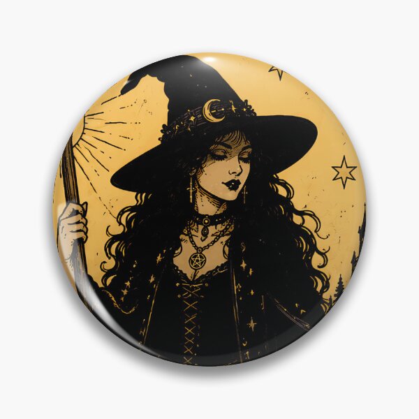 Item preview, Enchanting witch illustration with mystical elements halloween designed and sold by rafaeltto.