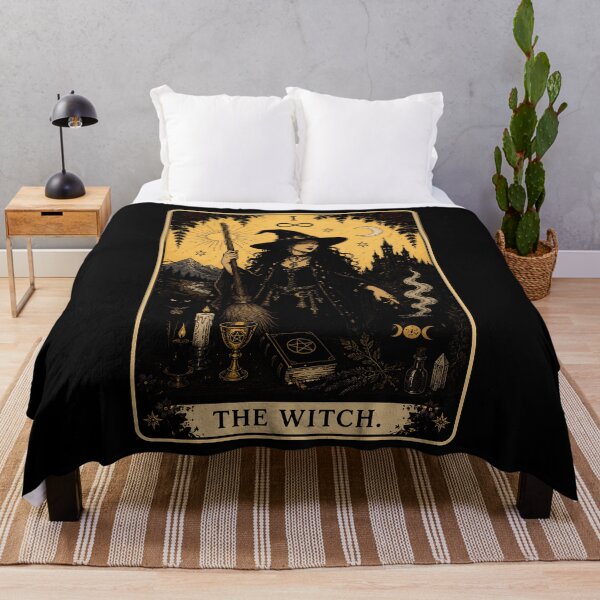 Item preview, Enchanting witch illustration with mystical elements halloween designed and sold by rafaeltto.