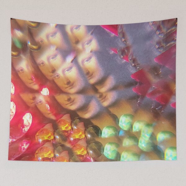 Item preview, Da Vinci Abstraction: Mona Lisa Love Ray - Refracted Renaissance Optical Art designed and sold by ElionSolis.