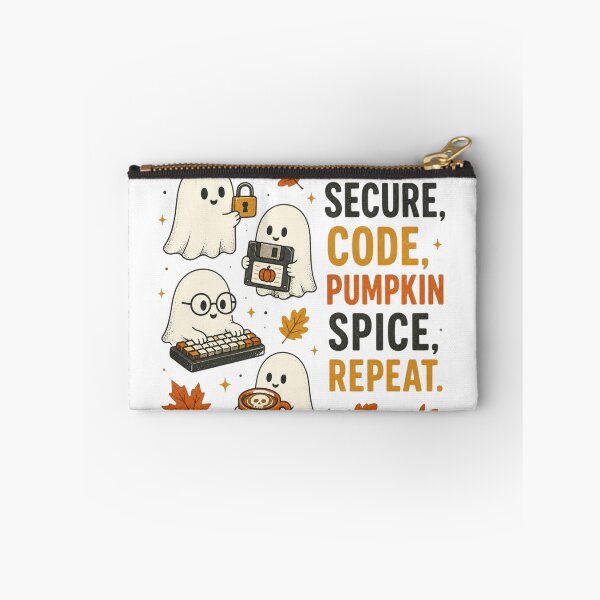 Item preview, Secure Code Pumpkin Spice Repeat Spooky Cybersecurity Teacher Fall designed and sold by OakAndThread.