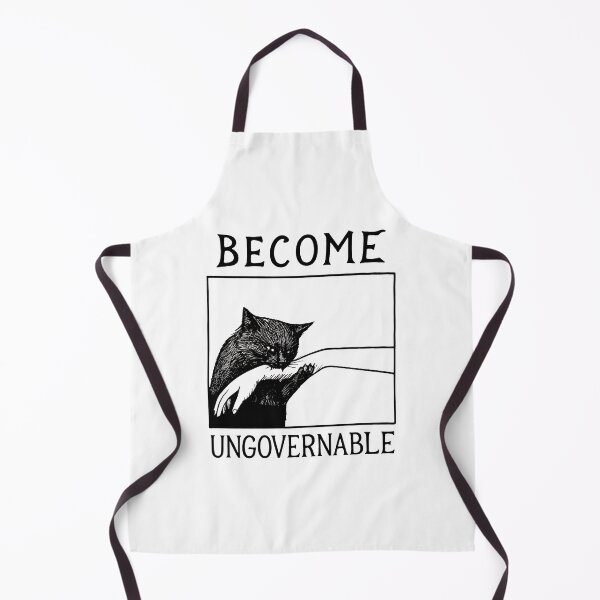 Item preview, Become Ungovernable Cat Biting Arm Illustration designed and sold by Dmo3HarkoArt.