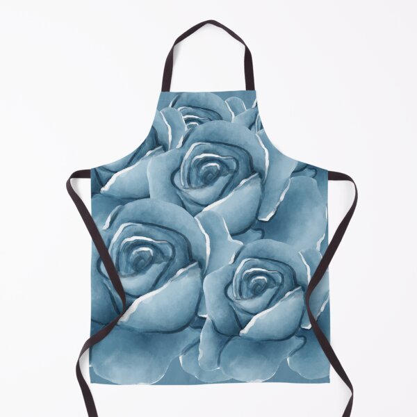 Item preview, Blue Roses Watercolor Bouquet Pattern designed and sold by SeJaa.