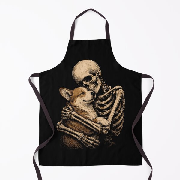 Item preview, Cuddly skeleton with corgi design for pet lovers halloween designed and sold by rafaeltto.