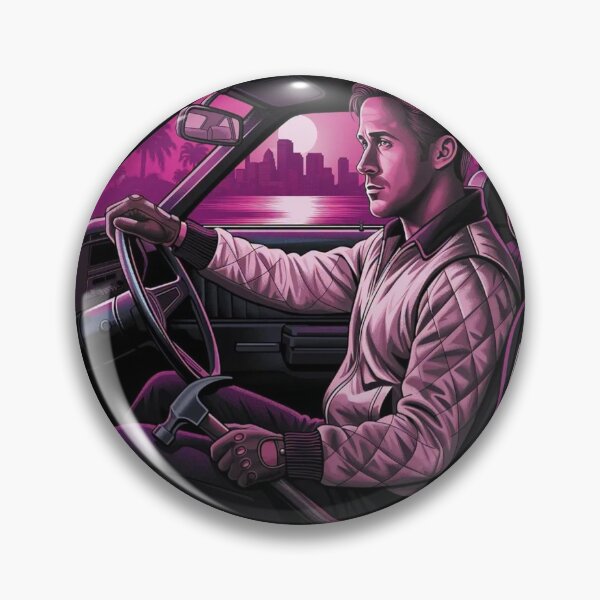 Item preview, Drive Ryan Gosling Neon Retro Movie Poster designed and sold by Vicky021.