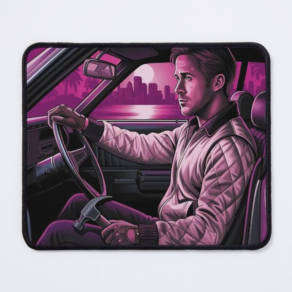 Item preview, Drive Ryan Gosling Neon Retro Movie Poster designed and sold by Vicky021.