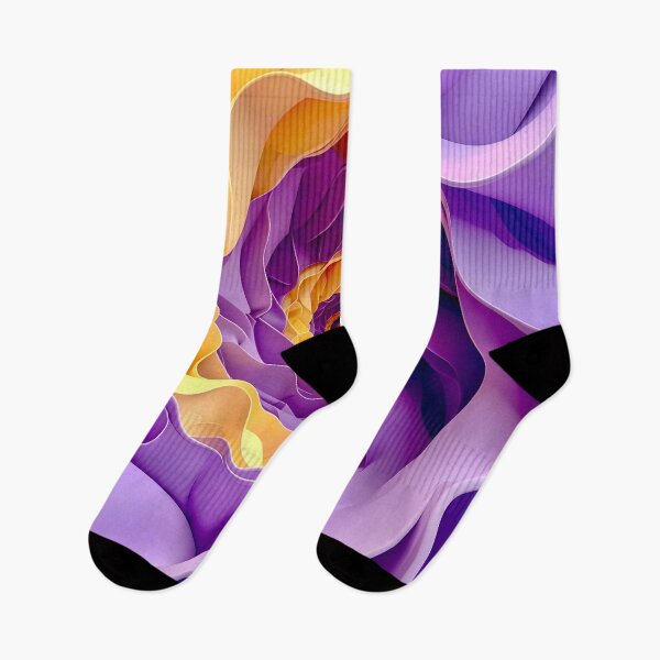 Item preview, Vibrant Spiral of Colors in Purple and Yellow designed and sold by Vicky Brago-Mitchell®.