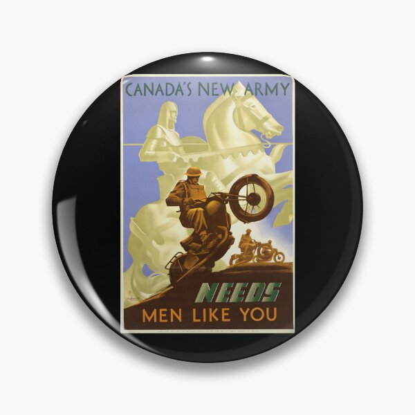 Item preview, Wartime recruitment poster for Canada's New Army  designed and sold by Matthew Kinnersly.