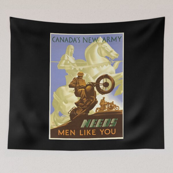 Item preview, Wartime recruitment poster for Canada's New Army  designed and sold by Matthew Kinnersly.