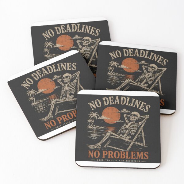 Item preview, No Deadlines, no problems  designed and sold by AjoleneK.