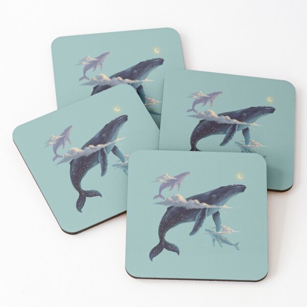 Item preview, Midnight Migration – Flying Whales designed and sold by Sezee.