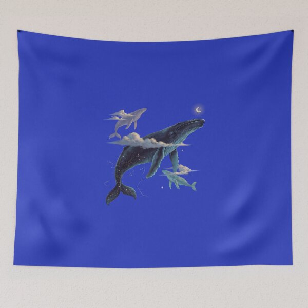 Item preview, Midnight Migration – Flying Whales designed and sold by Sezee.