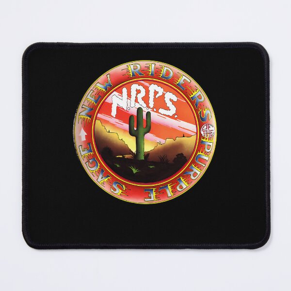 Item preview, Desert Cactus Silhouette Inside A Colorful Sunset Circle Emblem designed and sold by WorldArtFantasy.