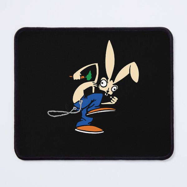 Item preview, Cartoon Rabbit Squatting While Holding A Carrot designed and sold by WorldArtFantasy.