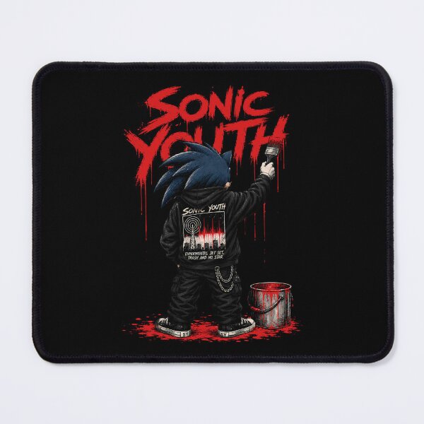 Item preview, Sonic Youth Hedgehog Noise Rock Streetwear designed and sold by ZHISUART.