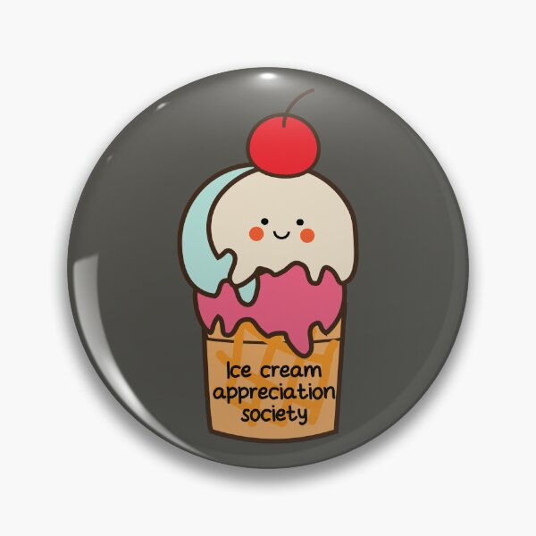 Item preview, Sociedad de apreciación del helado comida linda designed and sold by fluffyfamcraft.